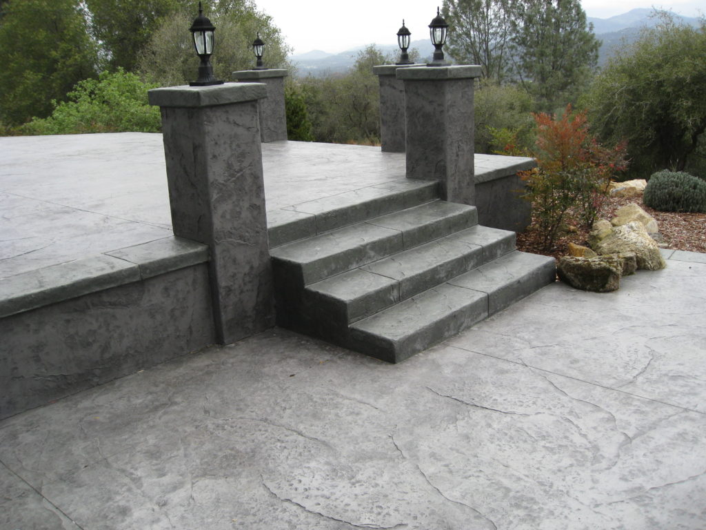 Stamped concretestairsGorkos 1 Surface Solutions Concrete SF Bay